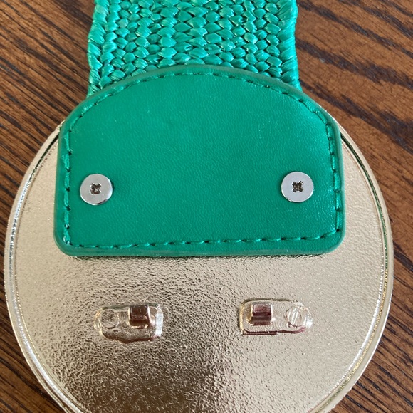 Multicolored Beaded clasp with green colour elastic belt Spain’s national craft - Picture 4 of 6